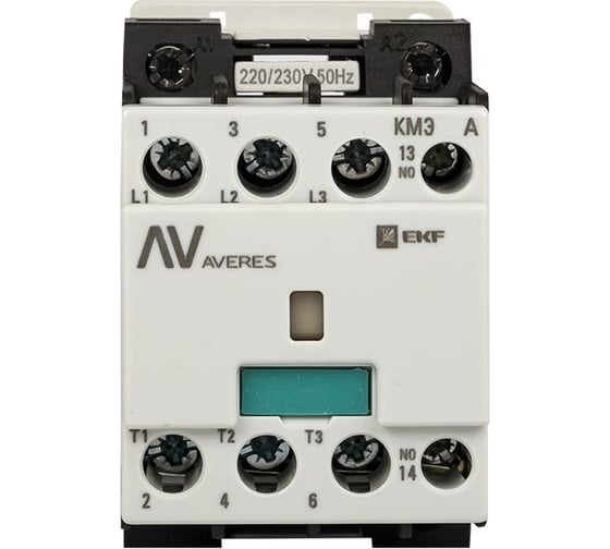Контактор EKF КМЭ 22А 1NC 400В АС AVERES ctr-s-22-01-400-av
