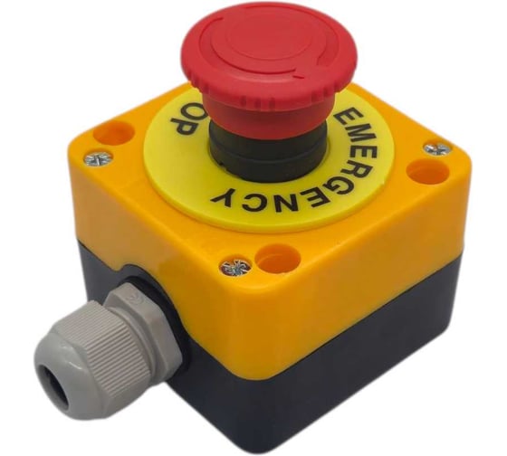 Пост кнопочный Briswik ПКУ21ЛП1-111-65 УХЛ2 КМЕ5601Фкр, с сальником, табличка ЕР60 PA1E40K.BR 1