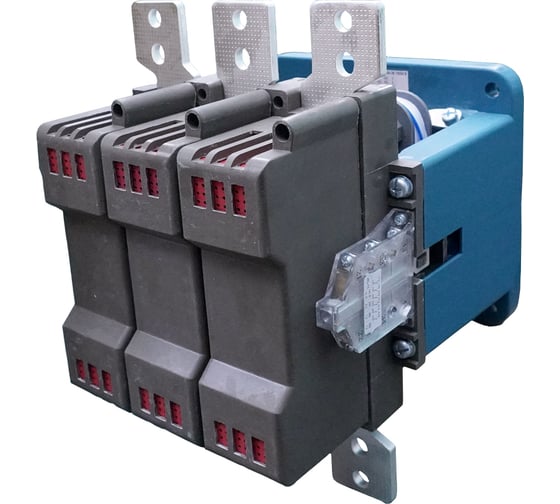 Пускатель электромагнитный Электротехник ПМ12-1000100 УХЛ4 В, 380В/50Гц, 4з и 2р, 1000А, нереверсивный, без реле, IP00 ET519566 1