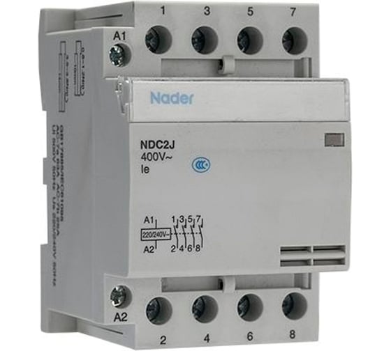 Контактор модульный Nader NDC2J-40/40/4 612300047 1