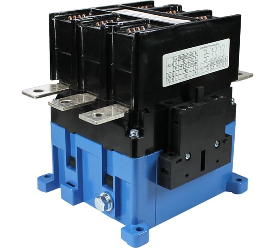 Пускатель электромагнитный Электротехник ПМ12-160100 УХЛ4 В, 380В/50Гц, 2з и 2р, 160А, нереверсивный, без реле, IP00 ET502804 1