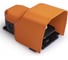 Педаль с защитной крышкой Emas оранжевая 2x1НО+1НЗ PDKS11GX10T 2