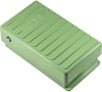 Педаль Emas 1НЗ, алюминиевый корпус, зелёный цвет 250В AC, 6А PDA0