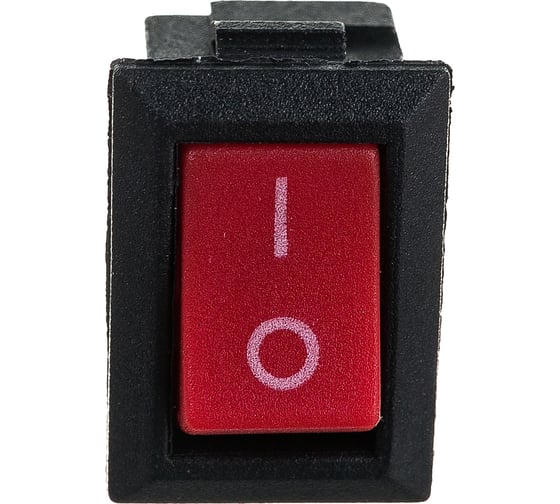 Клавиша Nord-Yada 250V 3А Micro красная (2контакта) ON-OFF (2шт в упаковке) 905464