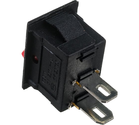 Клавиша Nord-Yada 250V 3А Micro красная (2контакта) ON-OFF (2шт в упаковке) 905464