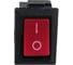 Клавиша Nord-Yada 250V 3А Micro красная (2контакта) ON-OFF (2шт в упаковке) 905464 2