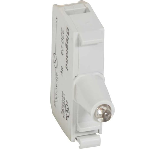 Блок подсветки для индикаторных кнопок и диффузоров Legrand Osmoz для комплектации под винт, 48В, жёлтый 022924 1