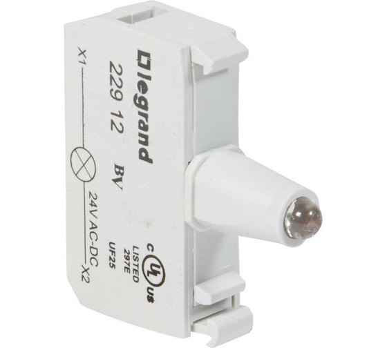 Блок подсветки для индикаторных кнопок и диффузоров Legrand Osmoz для комплектации под винт, 24В, зеленый 022912 1