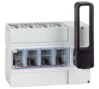 Выключатель-разъединитель Legrand DPX-IS 250, с дистанционным отключением, 100 A, 3П, рукоятка спереди 026631