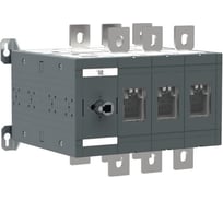 Выключатель нагрузки реверсивный с видимым разрывом AKEL ВН-IS-DR3P-630A-С (I-0-II) 3P/630A/1000V/Передняя рукоятка на корпусе 803265