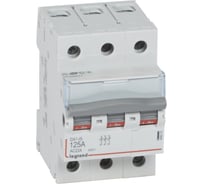 Выключатель-разъединитель Legrand DX3-IS - 3П - 400 В - 125 А - 3 модуля 406470