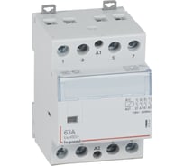 Контактор Legrand CX³ 4П 400 В~ с катушкой 230 В~ 63 A 4 Н.О. 3 модуля 412541