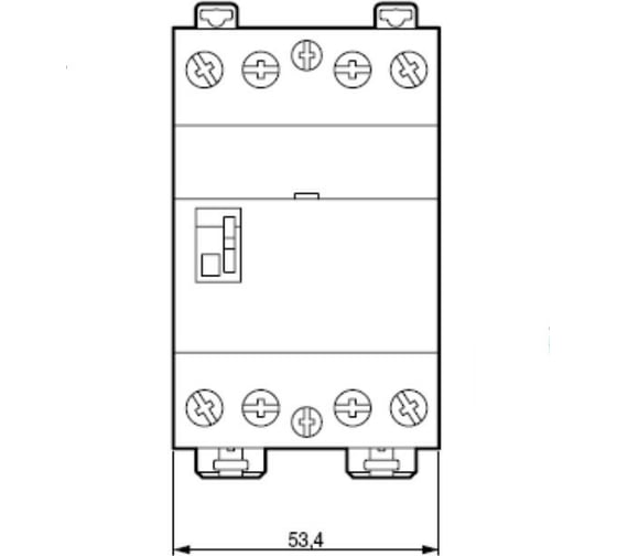 Контактор Legrand CX³ 4П 400 В~ с катушкой 230 В~ 63 A 4 Н.О. 3 модуля 412541