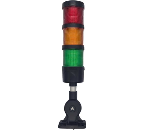 Колонна светосигнальная Briswik 60мм 100-240В AC зуммер тип крепления 1 трехцветная STM-K6-RYGZ230-1-54 1