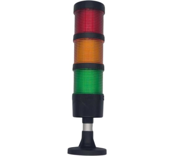 Колонна светосигнальная Briswik 60мм 100-240В AC зуммер тип крепления 2 двухцветная STM-K6-RGZ230-2-54 1