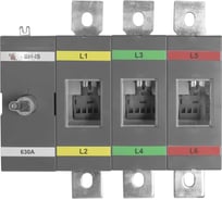 Выключатель нагрузки с видимым разрывом Akel ВН-IS-D3P-630A-В 3P/630A/1000V/без ручки управления и переходника 803063