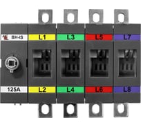 Выключатель нагрузки с видимым разрывом Akel ВН-IS-D4P-125A-В (250AF) 4P/125A/750V/без ручки управления и переходника 803088