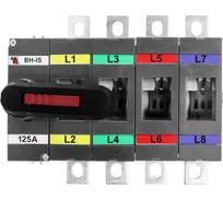 Выключатель нагрузки с видимым разрывом Akel ВН-IS-D4P-125A-С (250AF) 4P/125A/1000V/передняя рукоятка на корпусе 803083