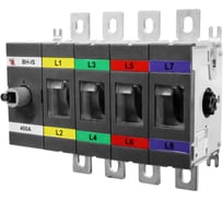 Выключатель нагрузки с видимым разрывом Akel ВН-IS-D4P-400A-В 4P/400A/1000V/без ручки управления и переходника 803074