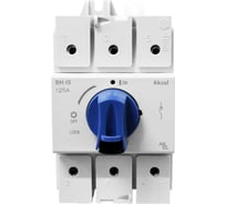 Выключатель нагрузки модульный Akel ВН-IS-AKSOL-3P-125A-С 3P/100~125A/передняя рукоятка на корпусе 803856