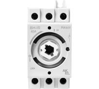 Выключатель нагрузки модульный Akel ВН-IS-AKSOL-3P-40A-В 3P/16~40A/без ручки управления и переходника 803851