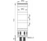 Светосигнальная колонна XSON d=50 мм, без стойки, постоянный звук, цвета: красный, желтый, зеленый, 24 В DC, IP50 XSON-ETL50BK-S3AFRYG-LN24 3