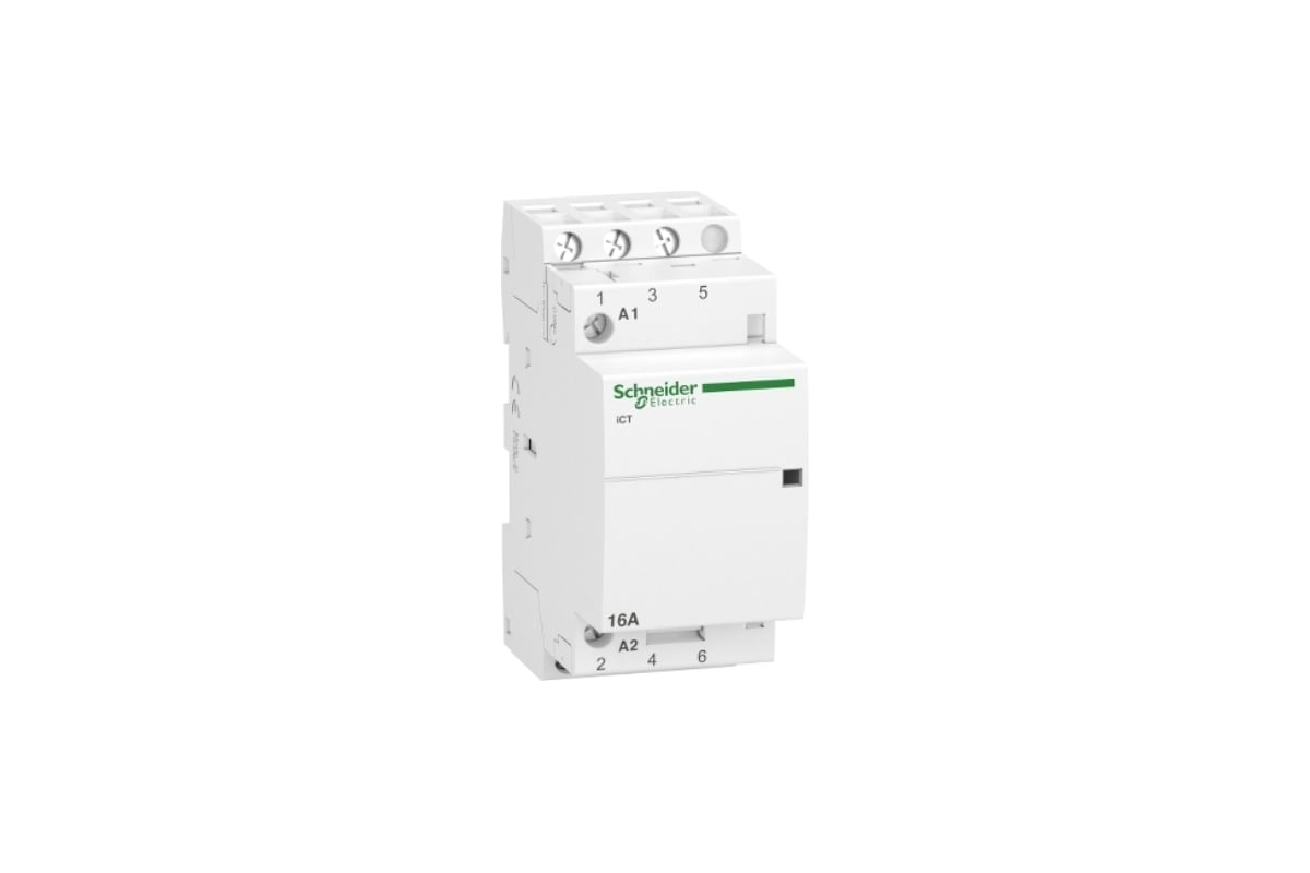 Модульный контактор Systeme Electric Acti 9 iCT16A 3НО 220/240В АС SE ...