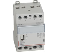 Контактор Legrand CX³ 4П 400 В~ с катушкой 230 В~ 40 A 4 Н.О. 2 модуля с рукояткой управления малошумный 412562
