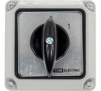 Кулачковый переключатель TDM ELECTRIC КПУ38-25/2098 (0-1 3р) SQ0715-0136