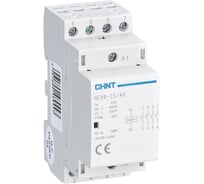 Контактор модульный CHINT NCH8-25/40 25А 4НО AC24В, 50Гц (R) 256090