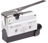 Kонцевой выключатель мгновенного действия Lanbao LSAR7-120 корпус 54x21,1x44 цинковый сплав, IP65, NO/NC шарнирный рычаг 08-00052607