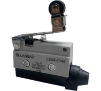 Kонцевой выключатель мгновенного действия Lanbao LSAR7-144 корпус 54x21,1x68,5 цинковый сплав, IP65, NO/NC шарнирный роликовый рычаг 08-00052610