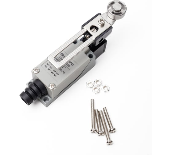 Kонцевой выключатель мгновенного действия Lanbao LSAR-8108 корпус 96,9x25,5x28 цинковый сплав, IP65, NO/NC регулируемый роликовый рычаг 08-00052603 1