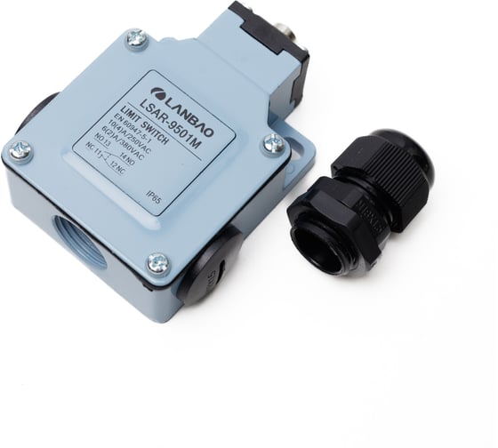 Kонцевой выключатель мгновенного действия Lanbao LSAR-9501M корпус 57x52x25 цинковый сплав, IP65, NO/NC плунжер 08-00052604 1