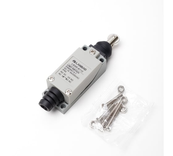 Kонцевой выключатель мгновенного действия Lanbao LSAR-8112 корпус 77,9x25,5x28 цинковый сплав, IP65, NO/NC роликовый плунжер 08-00050409 1