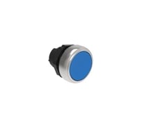Кнопка с возврат. Ø22mm PLATINUM серия пластик плоская синяя 10 шт. Lovato Electric LPCB106
