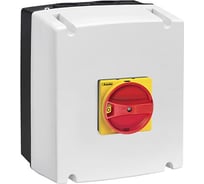 Разъединитель Lovato Electric 3P 40A, в корпусе, красная/желтая рукоятка GAZ040