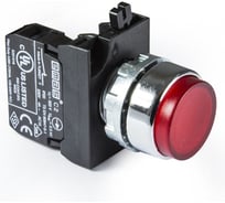 Кнопка выступающая EMAS (1НЗ), красный цвет, серия CM (250В AC, 4А), IP65 CM200HK