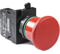 Кнопка аварийная EMAS Грибок 40мм (1НЗ), возврат отжатием, серия CP (250В AC, 4А), IP65 CP200EC