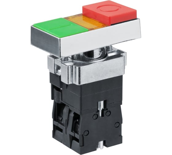 Кнопка Navigator NBI-B-01 I-0, d22мм, 230В, NO+NC 82808 1