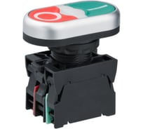 Кнопка Navigator NBI-B-03 I-0 d22мм, 230В, NO+NC 82810