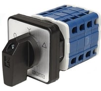 Переключатель Emas Звезда-треугольник 10А, 3 полюса, рамка 48х48мм, 400В AC, IP54 PSA010MS335S