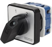 Переключатель полюсов Emas 20А (1-2) 60гр, 1 полюс, рамка 48х48мм, 400В AC, IP54 PSA020KD133S