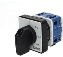 Переключатель предела Emas для вольтмерта (фаза-фаза) 20А, 4 полюса, рамка 48х48мм, 400В AC, IP54 PSA020OK422S