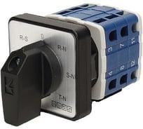 Переключатель предела Emas для вольтмерта 16А, 7 полюсов, рамка 48х48мм, 400В AC, IP54 PSA020OK723S