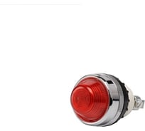 Сигнальная арматура Emas 22мм, красный цвет, лампа накаливания, коническая линза, 230В AC S220NK