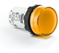 Сигнальная арматура Emas моноблочная, плоская линза, жёлтый цвет, серия MB, 110В AC, IP54 MBSD110S