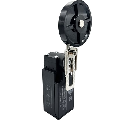 Выключатель путевой концевой МЭЗ ВП19М21Б392-65У2.12.33 поворотный регулируемый рычаг с колесом, 2НО+1НЗ, прямое действие ЕА193921233