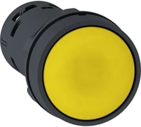 Кнопка с возвратом Systeme Electric XB7 22 мм, желтая 1НО SE XB7NA81