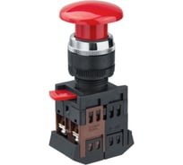 Кнопка Navigator NBI-B-05 Грибок, d22мм, NO+NC 82813